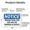 Signmission Private Pool For Use Only By Owners & Guests OSHA Notice Sign, Plastic, 10in W x 7in L, 2PK OS-2PACK-NS-P-710-L-17825 - alternate 6